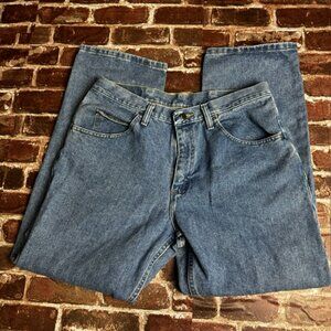 Wrangler Relaxed Fit Straight Jeans, 34x29, Men's Denim